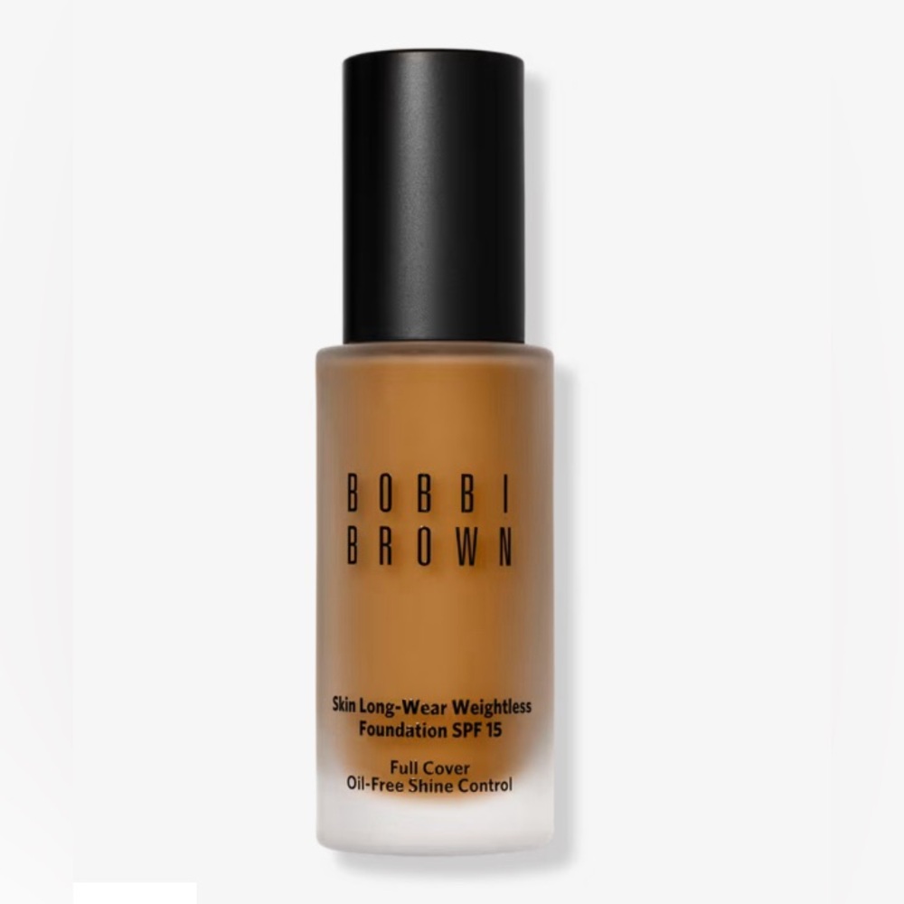 NIB BOBBI BROWN SKIN LONG WEAR WEIGHTLESS FOUNDATION SPF 15 - W-074 GOLDEN